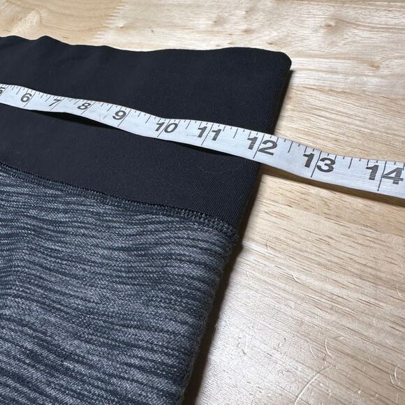 Lululemon Barre Pulse Pant Tall Black Swan / Reversible Slub Denim Size 4 EUC - Picture 7 of 9